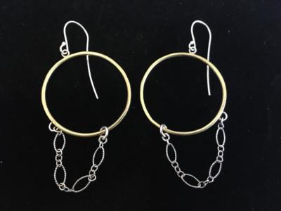 Hoop Chain Earrings