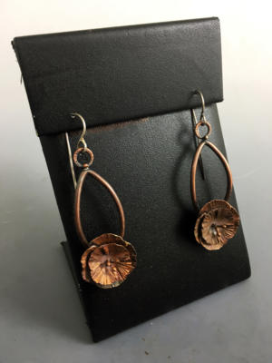 Forged Floral Earrings